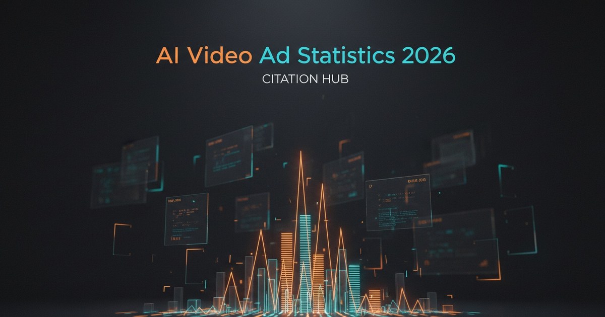 AI Video Ad Statistics 2026 — square mark